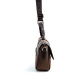 Silver Polo  Kadın Çapraz Çanta 1182-48034 SILVER POLO ÇAPRAZ Kadın ÇANTASI M86 KARAMEL-MAT KAHVE