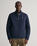 GANT Erkek Lacivert Dik Yaka Kapitone Rüzgarlık