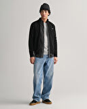 GANT Erkek Siyah Regular Fit  Yün Hırka