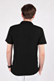 Five Pocket Slım Fıt Erkek Fp24B2063 Yarım Pat Polo Yaka T-Shırt