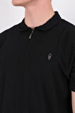 Five Pocket Fp25B2111 Erkek Fermuarlı Polo Yaka T-Shırt