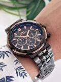 BLKT.X08 Ferro İç Fonksiyonları Aktif Chronograph 30 Mt Suya Dayanıklı Erkek Kol Saati 