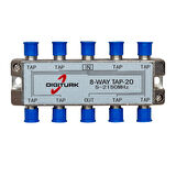 DIGITURK 5-2150 MHZ 20DB 8 YOLLU TAP SWITCH 1/8 SPLITTER
