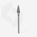 Staleks Manikür Çıkarma Çelik Törpü Ucu Kırmızı Koni FT71R060/14