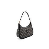 Silver Polo  Kadın Omuz Çantası 1180-48210 SILVER POLO Kadın ÇANTASI M178 FÜME-MAT SİYAH