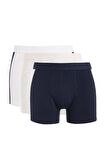 DeFacto Regular Fit 3'lü Boxer C9559AX24WNWT34