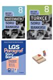 LGS 8. Sınıf Beceri Temelli Soru Bankası Matematik Türkçe ve Paragraf 3lü Set