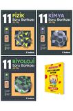 11. Sınıf Fizik Kimya ve Biyoloji Soru Bankası 3lü Set