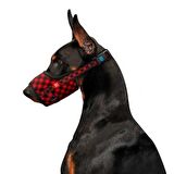 Waudog Collar Red Tartan Model Köpek Ağızlığı 35-43 Cm No:4