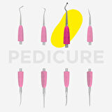 Staleks UNIQ Combo Değiştirilebilir Çalışma Ucu Yarım Küre Küret WPPQ-33