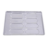 Almetal AL-SET.08.40.60.100 Alüminyum Sandviç Ekmek Tava (100 gr Hamur) 40x60 cm 8 Göz
