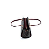 Silver Polo  Kadın Omuz Çantası 1136-48261 SILVER POLO Kadın ÇANTASI M178 KAHVE SARI-MAT BORDO