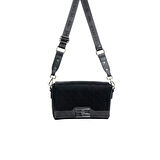 Silver Polo  Kadın Çapraz Çanta 1257-48297 SILVER POLO ÇAPRAZ Kadın ÇANTASI M158 SİYAH-NOVA SİYAH