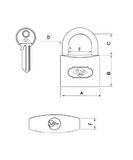 İto Kilit Döküm Demir Asma Kilit No:30 – Dayanıklı Güvenlik Kilidi (30 mm)