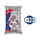Billur Tuz 1,5 kg Rafine İyotlu x 10 Adet