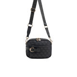 Silver Polo  Kadın Çapraz Çanta 1256-48368 SILVER POLO ÇAPRAZ Kadın ÇANTASI M178 SİYAH-MAT SİYAH