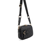 Silver Polo  Kadın Çapraz Çanta 1256-48368 SILVER POLO ÇAPRAZ Kadın ÇANTASI M178 SİYAH-MAT SİYAH