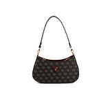 Silver Polo  Kadın Çapraz Çanta 1251-48377 SILVER POLO ÇAPRAZ Kadın ÇANTASI M178 KAHVE SARI-MAT BORDO