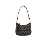 Silver Polo  Kadın Omuz Çantası 1259-48394 SILVER POLO Kadın ÇANTASI M178 FÜME-MAT SİYAH