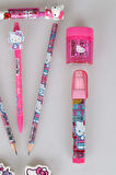 DEKOMUS İLE YENİ SEZON LİSANSLI HELLO KITTY 9 PARÇA " FULL " KALEM SETİ 