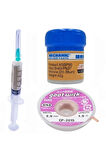 MECHANİC Krem Lehim Solder Paste 183°C NoClean Sn63/Pb37 42G Lehim Toplama CP-2015 Emme Teli 2,0mm