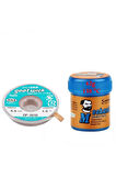 2İN1 Arada 138C Krem Lehim Sıvı Lehim Solder Paste 42GR Lehim Emme Temizleme Teli 3,5mm cp-3515