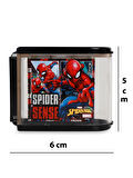 Spiderman Hazneli 3 Bıçaklı Kalemtıraş Kırtasiye Siyah