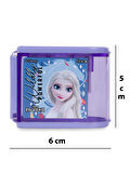 Frozen Hazneli 3 Bıçaklı Kalemtıraş Kırtasiye Mor