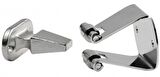 Stoper, paslanmaz çelik+kromaj. 35x20 mm