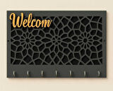 welcome şık anahtarlık mdf