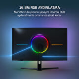 GamePower 27″ Vivid F20 Curved RGB 100Hz 1ms 2x2W Speaker Gaming Monitör (VA Panel)
