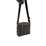 Silver Polo  Kadın Çapraz Çanta 1038-48492 SILVER POLO ÇAPRAZ Kadın ÇANTASI M178 FÜME-MAT SİYAH