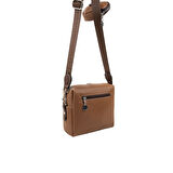 Silver Polo  Kadın Çapraz Çanta 1038-48496 SILVER POLO ÇAPRAZ Kadın ÇANTASI M86 KARAMEL-MAT KAHVE