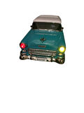 Wster Chevrolet WS-1955BT Belair 1955 Model Araba Bluetooth Hoparlör Turkuaz