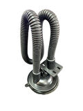 H111 Araç İçi Telefon Tutucu Vakumlu 60Cm Uzun Spiralli Tutucu