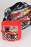 YENİ SEZON LİSANSLI HOT WHEELS BESLENME ÇANTASI, 2 KATLI BESLENME KABI VE 500 ML MATARA SETİ