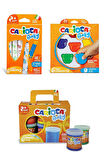 Parmak Boya - 6'lı Keçeli Kalem - 6'lı Teddy Pastel Boya