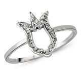 Harem Altın 18 Ayar Altın Pırlanta Lale Yüzük 48573