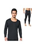 Asker Set Erkek Alt Üst Uzun Kol Termal Takım 20 Derece Tam Koruma