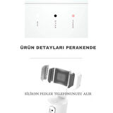 Monozone  Yüz İzleme Gimbal 360° Vücut İzleme Telefon Tutucu Vlog Canlı Telefon Selfie AI Yapay Zeka Destekli Telefon Gimbali