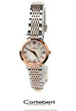 Rose Gold Sedef Model Cortebert Lüks Bayan Kol Saati