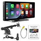 Monozone  Tak Çalıştır Carplay Apple Android Auto Ekran Kablosuz Araç 10.2İnç Multimedya WIFI Video Harici Araç Araba Ekran Navigasyon 1026NCP