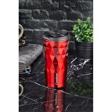 Cooker Prizma 350 Ml Çelik Mug Termos Kırmızı CKR2048