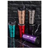Cooker Prizma 350 Ml Çelik Mug Termos Kırmızı CKR2048