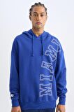 DeFactoFit NBA Miami Heat Oversize Geniş Kalıp Kapüşonlu Kalın Sweatshirt D0677AX24AUBE181