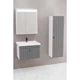 
Alice 65 Cm Banyo Dolabı Npl Led Aynalı - Boy Dolap Dahil