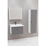 
Alice 65 Cm Banyo Dolabı Bgn Aynalı - Boy Dolap Dahil
