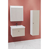 
Alice 65 Cm Banyo Dolabı Npl Led Aynalı - Boy Dolap Dahil