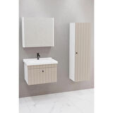
Alice 65 Cm Banyo Dolabı Bgn Aynalı - Boy Dolap Dahil