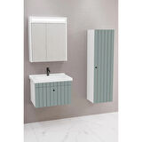 
Alice 65 Cm Banyo Dolabı Npl Led Aynalı - Boy Dolap Dahil